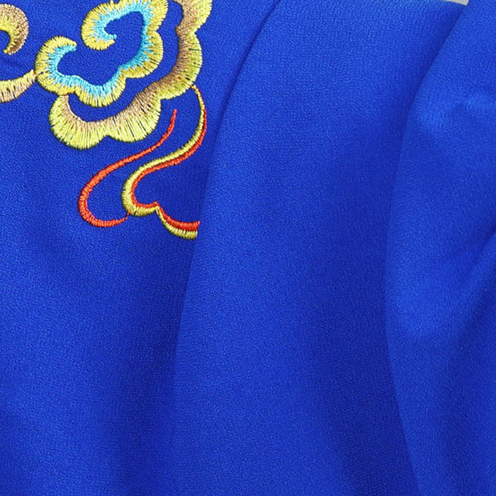 Buddha Stones 2 pezzi Autunno Colorato Auspicious Clouds Tai Chi Meditazione Qigong Zen Pratica Unisex Cotone Abbigliamento Set