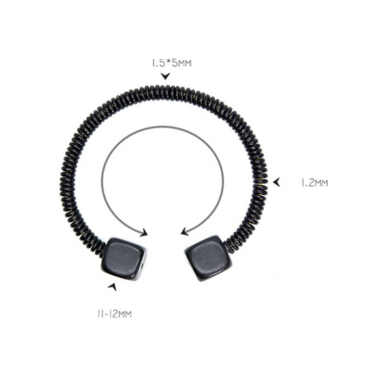 Braccialetto di equilibrio a cubo in legno di sandalo verde e legno di ebano Buddha Stones