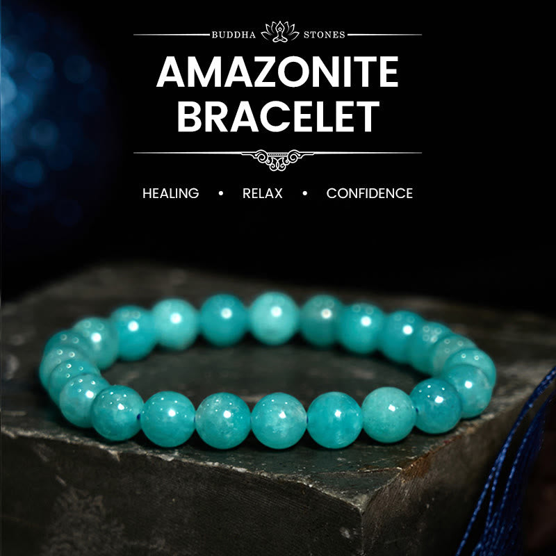 Bracciale Buddha Stones Amazzonite Positive Balance
