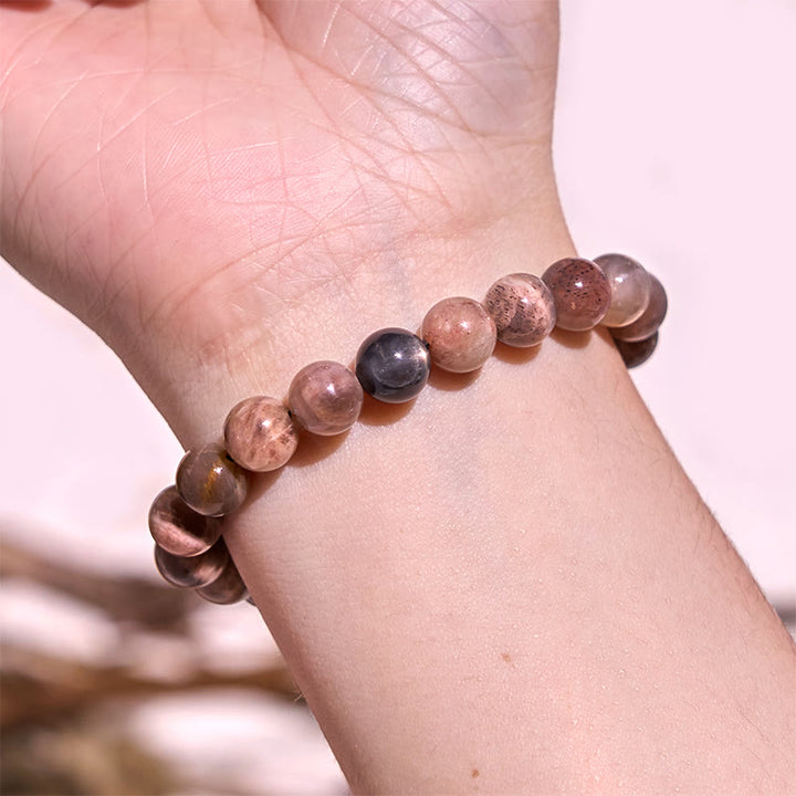 Bracciale Buddha Stones Boost Vitality Warm Color Series Positive Courage