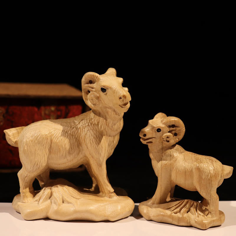 Buddha Stones Anno del serpente Zodiaco cinese Fu carattere Decorazione della statua della casa in legno di pesco - image 24