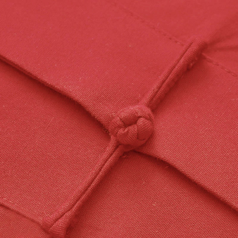 Buddha Stones 2 pezzi autunno uomo Tang Suit Frog-Bottone cotone manica lunga camicia pantaloni set - image 6