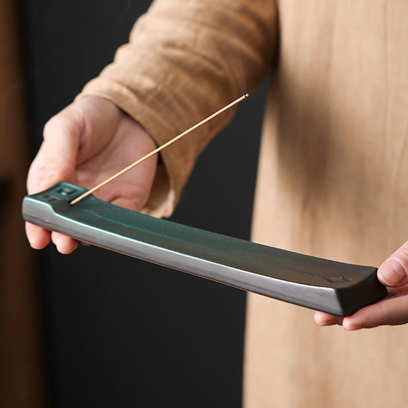 Buddha Stones Moon Rabbit PiXiu Mountain Healing Ceramic Stick Incenso Bruciatore Decorazione