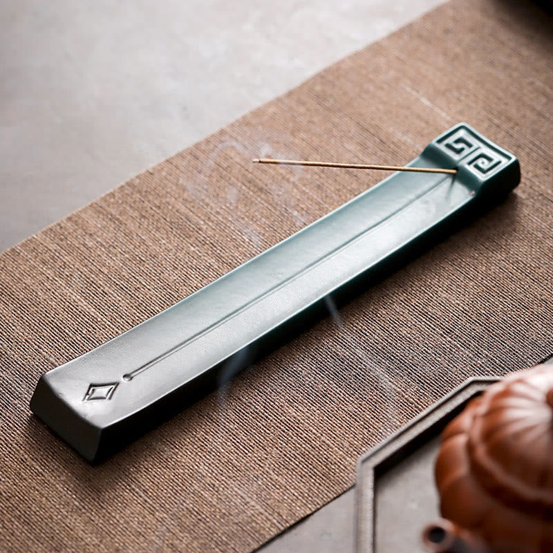 Buddha Stones Moon Rabbit PiXiu Mountain Healing Ceramic Stick Incenso Bruciatore Decorazione