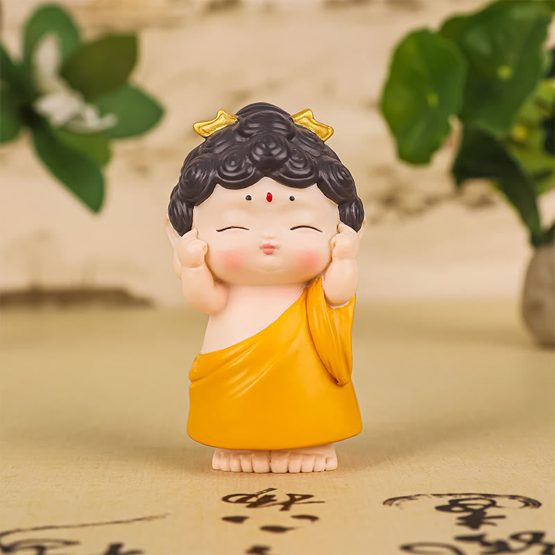 Buddha Stones Meditazione Loto Amitabha Buddha Statua in resina Compassione Decorazione per la casa