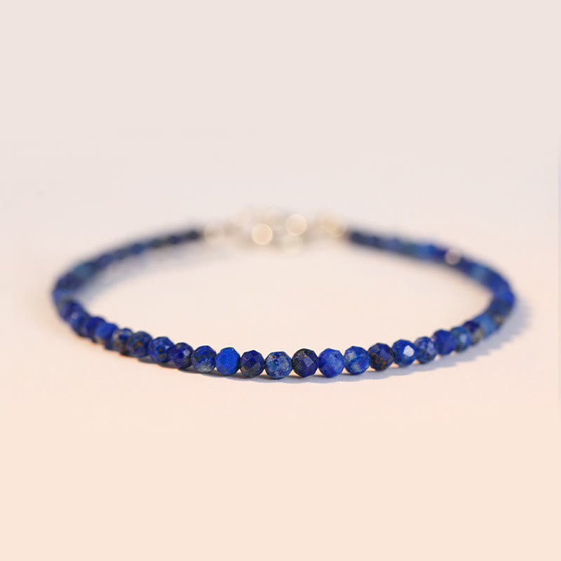 Braccialetto di equilibrio con perline ultrasottili in lazurite Buddha Stones
