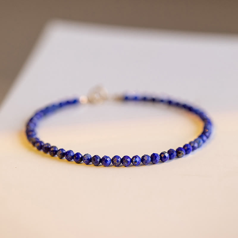 Braccialetto di equilibrio con perline ultrasottili in lazurite Buddha Stones
