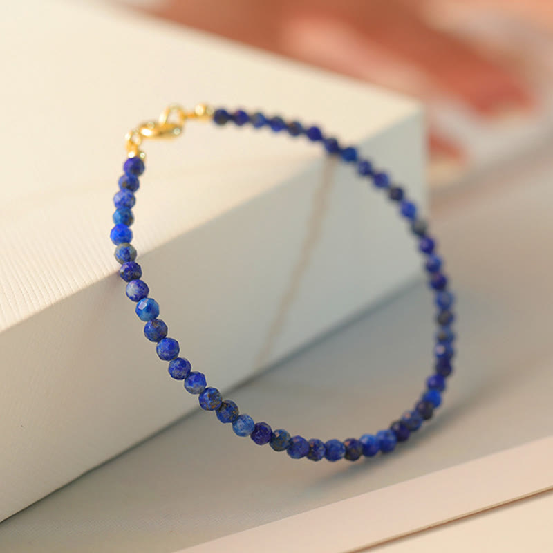 Braccialetto di equilibrio con perline ultrasottili in lazurite Buddha Stones
