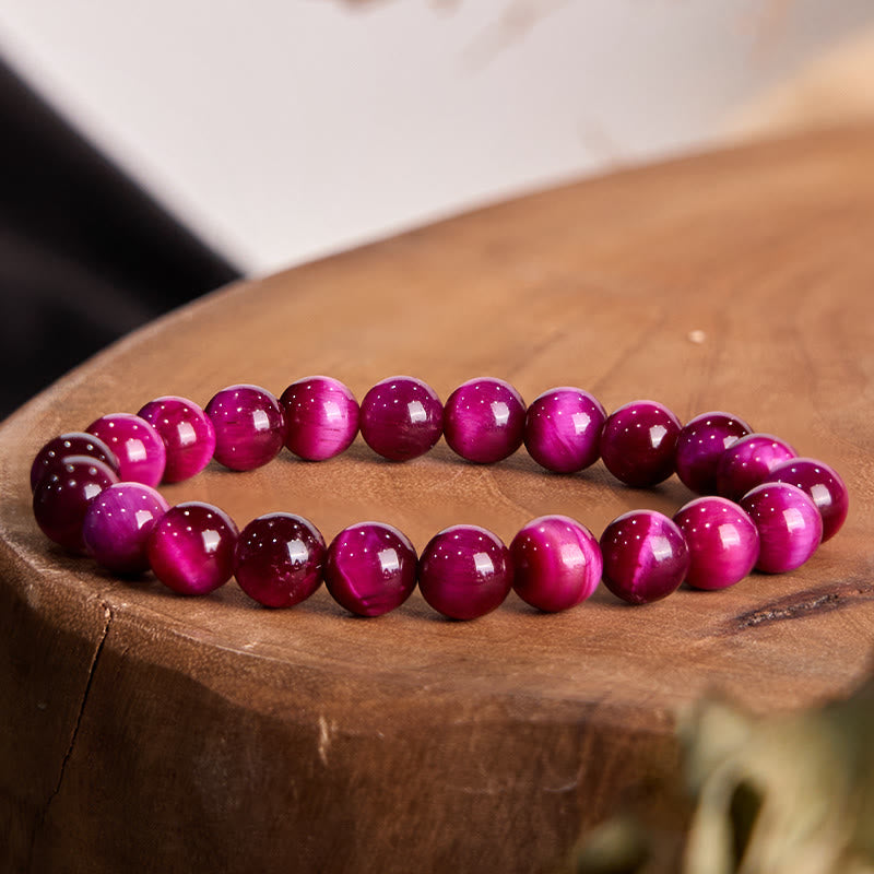 Braccialetto Buddha Stones Red Tiger Eye Calm