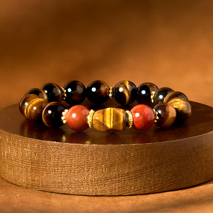 Braccialetto Buddha Stones Tiger Eye Coraggio