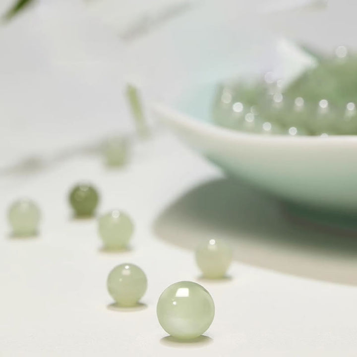 Braccialetto portafortuna con moneta di rame e coniglio in giada naturale di Hetian, agata e pietre Buddha Stones