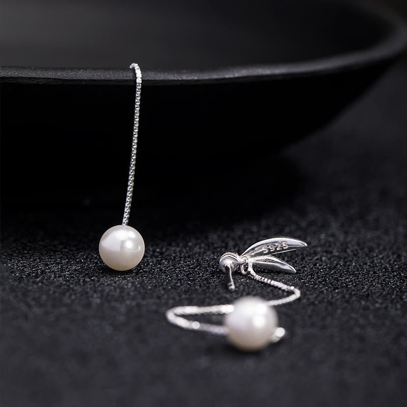 Buddha Stones pendenti con protezione in argento sterling 925, zirconi, perle e foglie di bambù - image 3