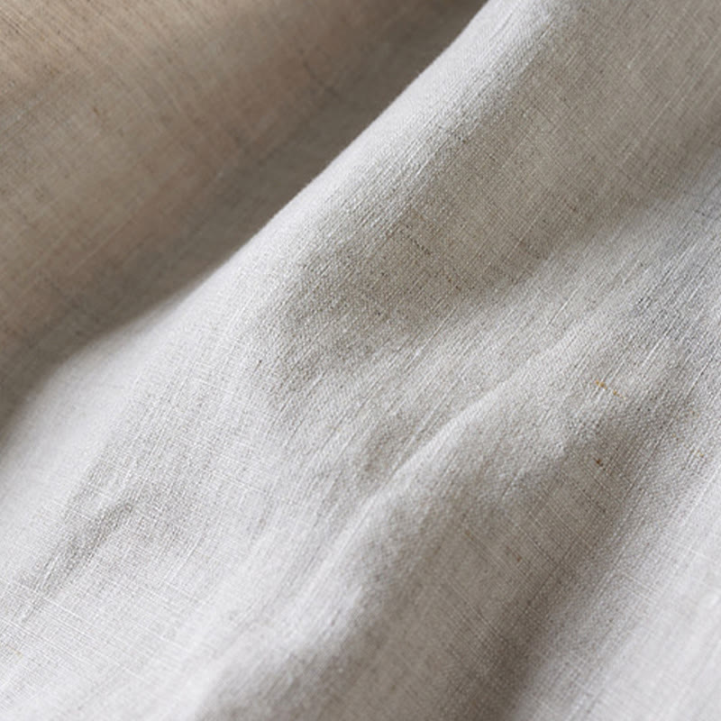 Buddha Stones Summer Daily Simple Wrinkle Design Pantaloncini da donna in cotone e lino con tasche - image 41