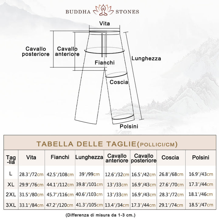 Buddha Stones 2 pezzi da uomo Tang Suit Koi Fish Pattern Frog-Button manica lunga camicia pantaloni set - image 6