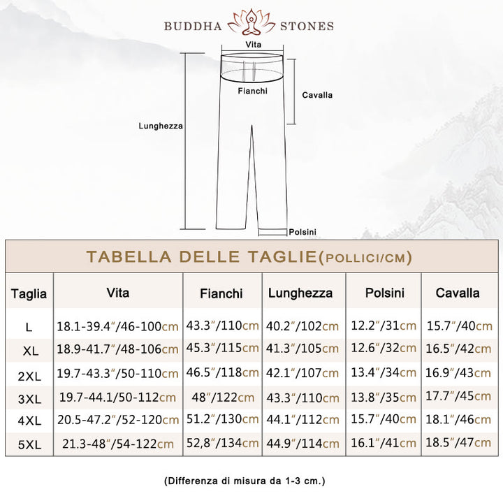 Buddha Stones 2 pezzi autunno uomo Tang Suit Frog-Bottone cotone manica lunga camicia pantaloni set - image 4