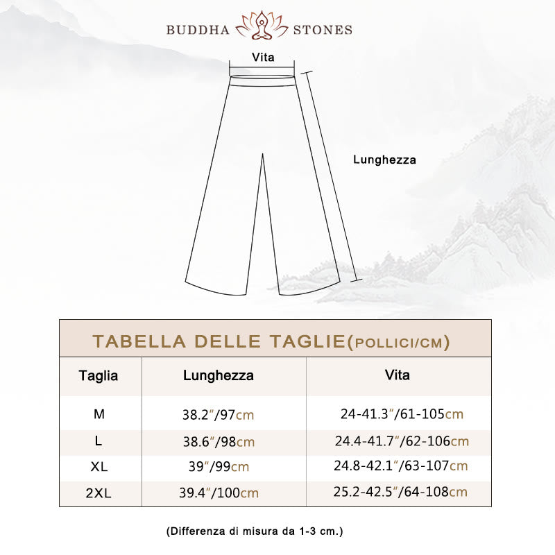 Buddha Stones Ricamo Chiffon Cheongsam Midi Vestito Pantaloni Gamba Larga Meditazione Zen Pratica Abbigliamento - image 4