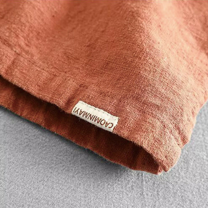 Pantaloncini da uomo in cotone con coulisse e elastico in vita con tasche Buddha Stones - image 13