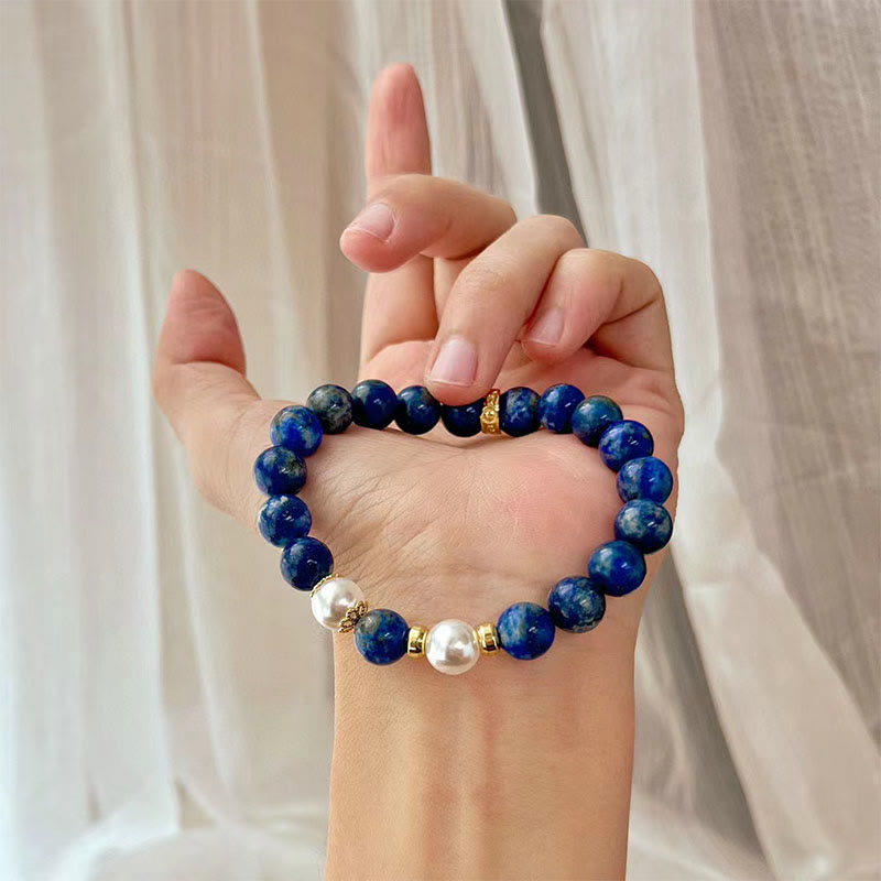 Bracciale Buddha Stones e perle di lazurite Serenity Balance