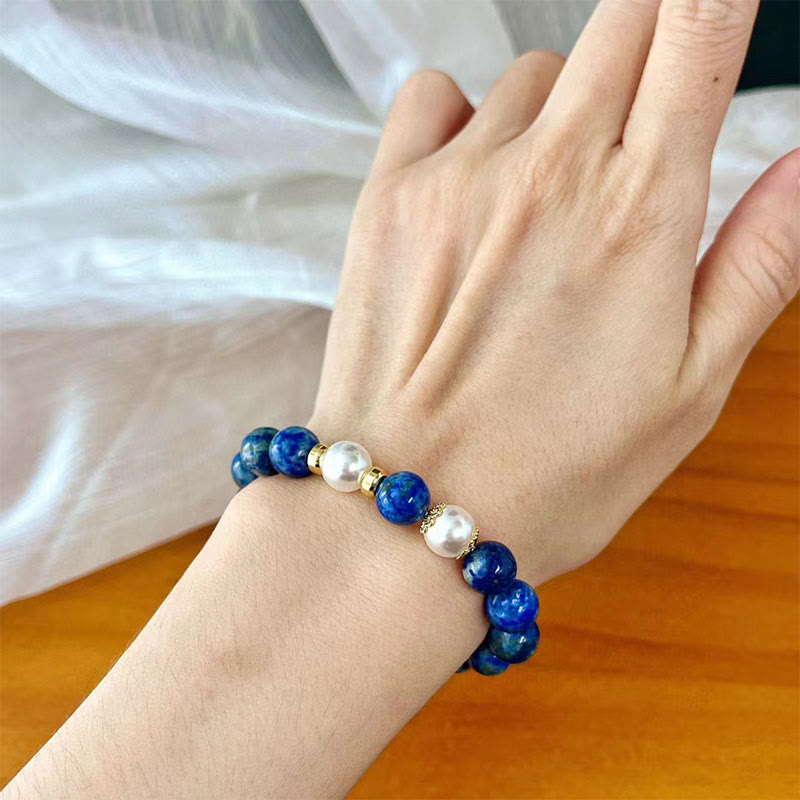 Bracciale Buddha Stones e perle di lazurite Serenity Balance