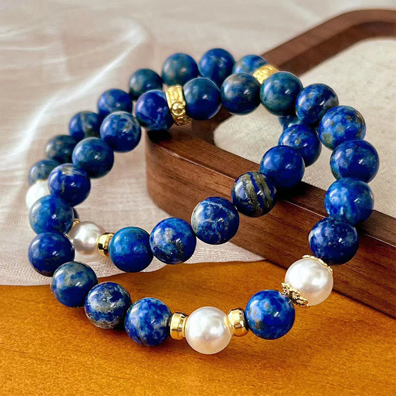 Bracciale Buddha Stones e perle di lazurite Serenity Balance