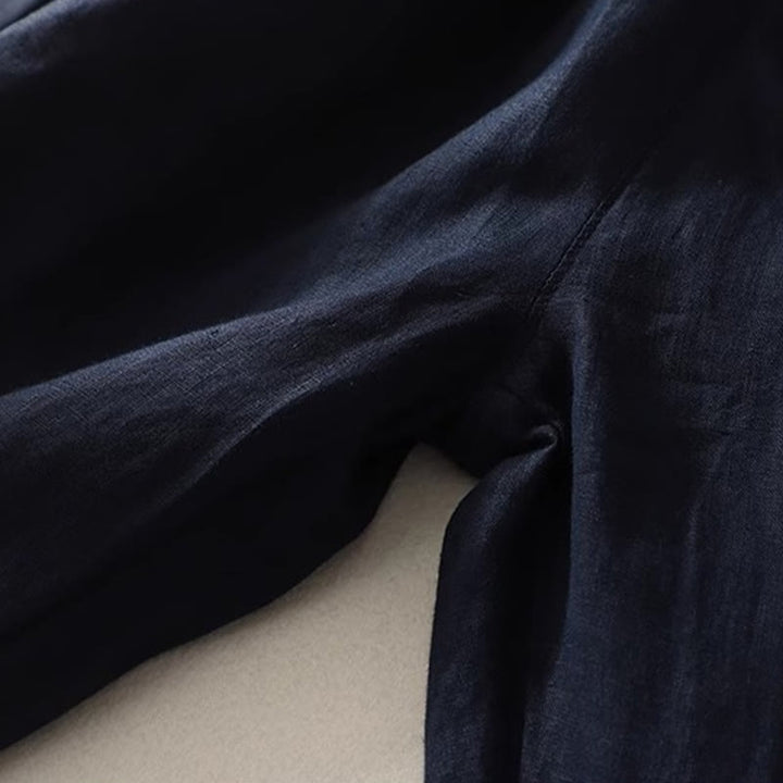 Pantaloni da donna Buddha Stones Commute con coulisse a contrasto di colore, lunghezza 7-8, con tasche - image 25