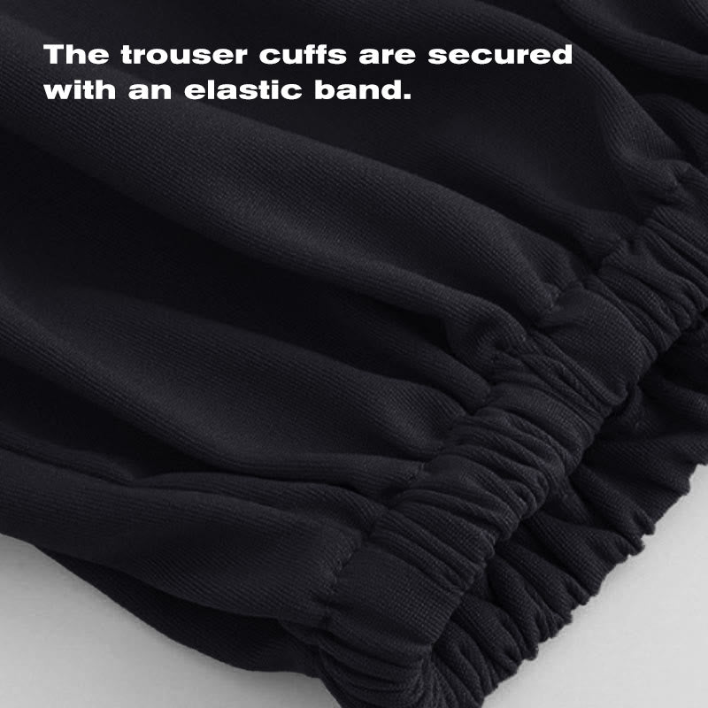 Pantaloni da pratica Tai Chi Qigong con elastico in vita unisex, estivi , Buddha Stones, con tasche - image 3