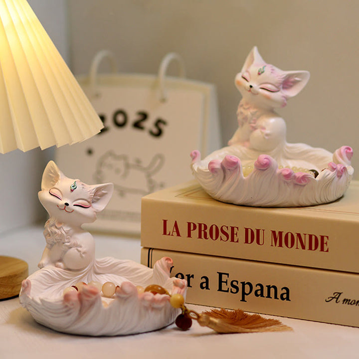 Buddha Stones a nove code Fortuna Resina Ornamenti per la conservazione Decorazione per la casa