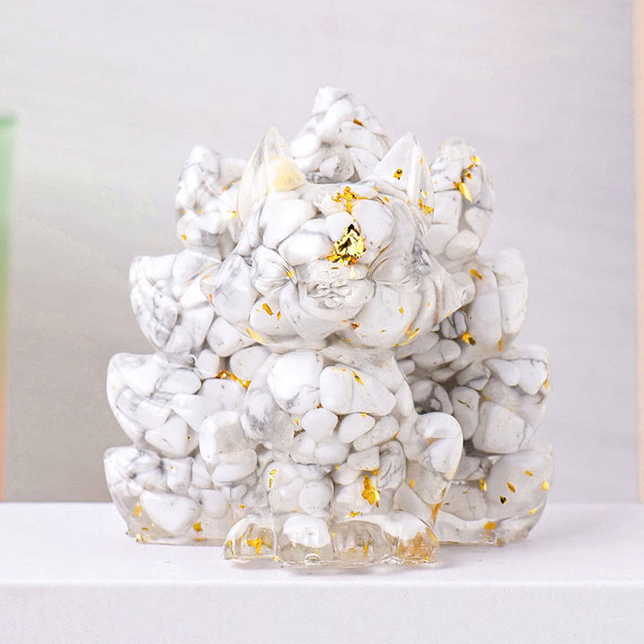 Buddha Stones piccole, varie pietre, quarzo fragola, ametista, avventurina verde, volpe a nove code, guarigione, decorazione per la casa