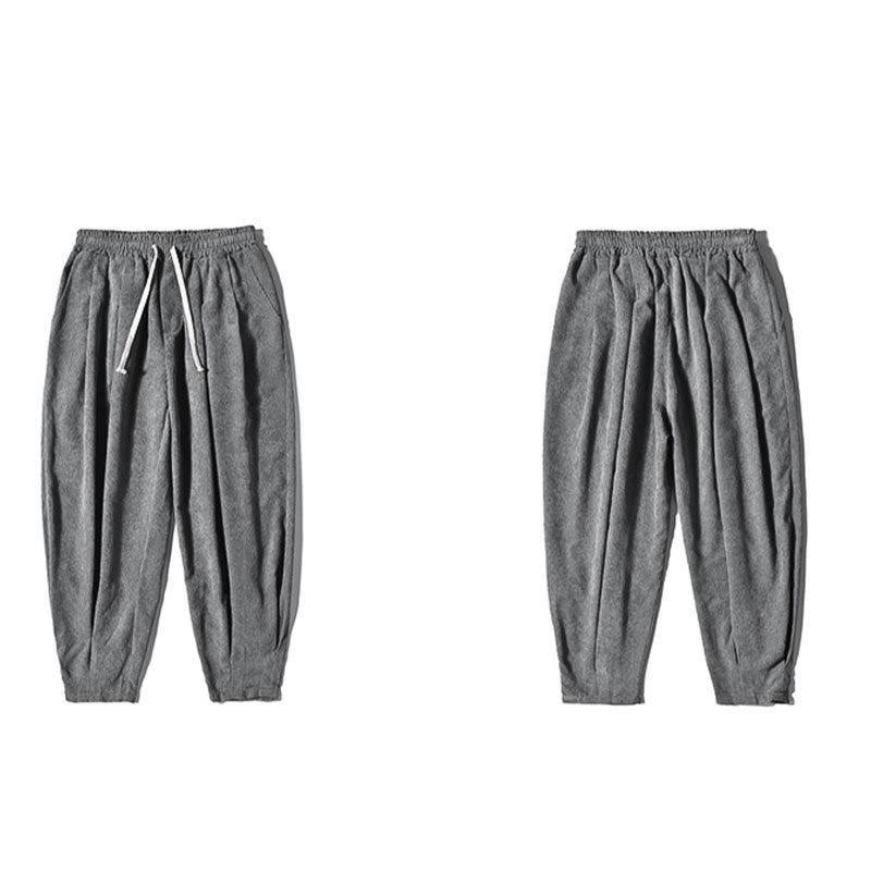 Pantaloni da uomo Buddha Stones Casual in cotone tinta unita con tasche - image 27