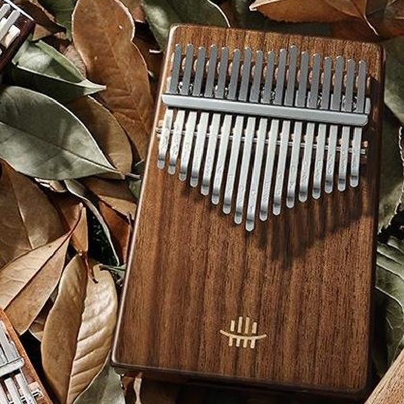 Buddha Stones Kalimba 21 tasti pianoforte a pollice in noce pianoforte portatile per dita