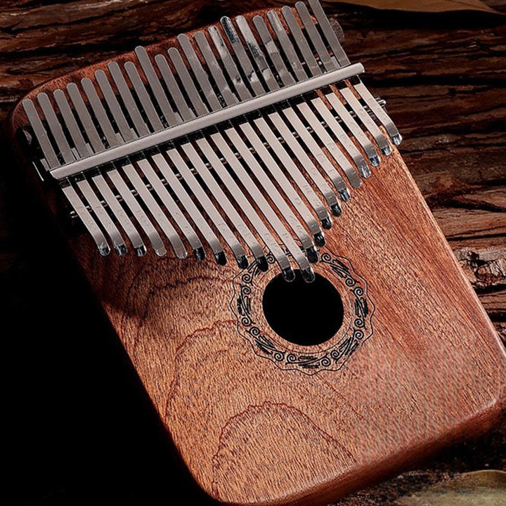 Buddha Stones Kalimba 21 tasti pianoforte a pollice in legno di sandalo giallo pianoforte portatile per dita