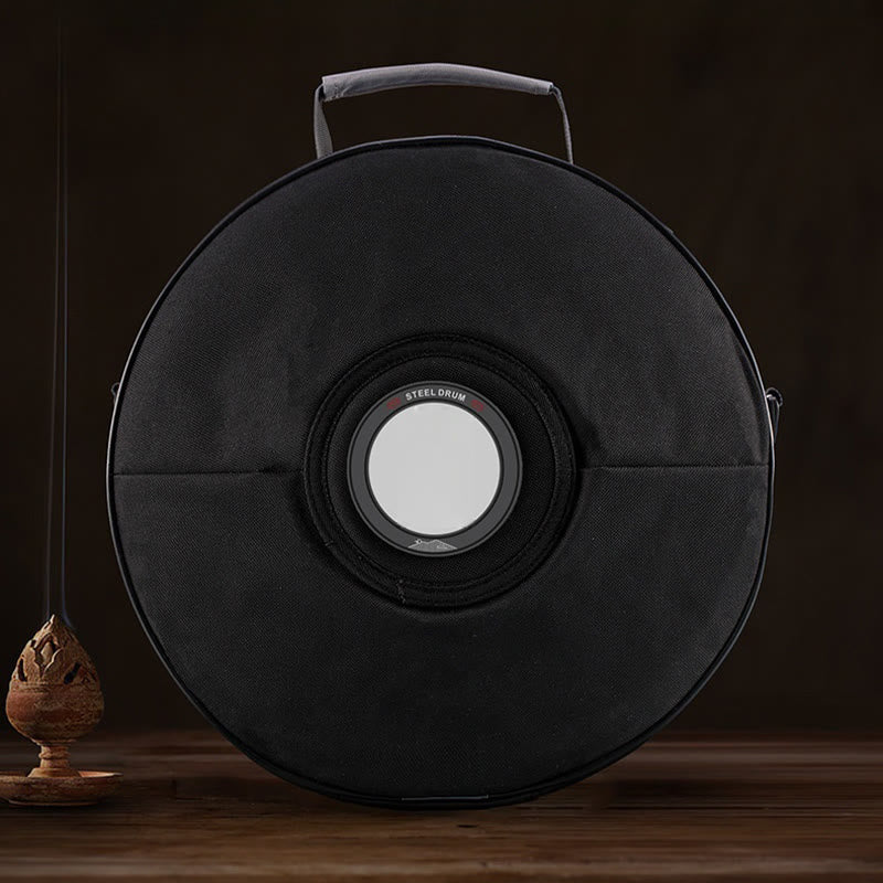 Kit di percussioni per meditazione con tamburo in acciaio Buddha Stones, 13 note, 12 pollici