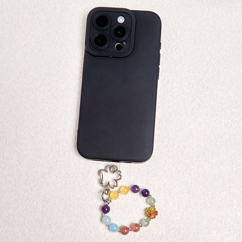 Buddha Stones naturali, quarzo fragola, ametista, citrino, acquamarina, portachiavi a forma di fiore, decorazione da appendere