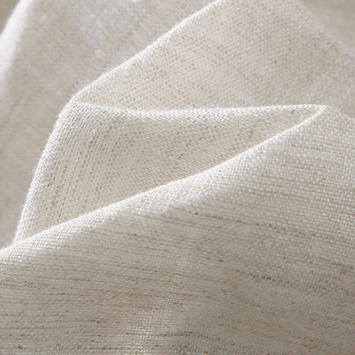 Pantaloncini da uomo in lino con tasche, modello Buddha Stones , tinta unita, con coulisse e bottoni - image 6