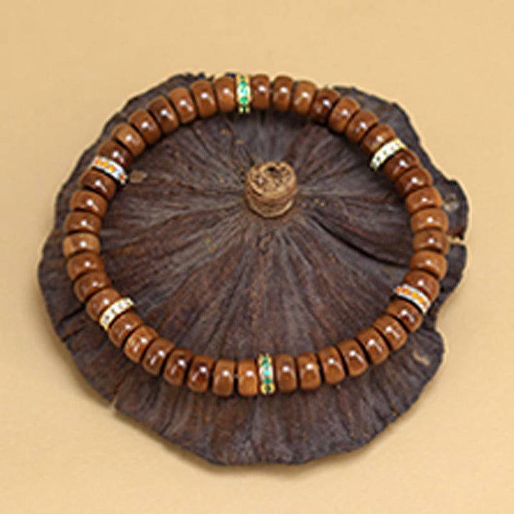 Braccialetto di protezione e fortuna con semi di Kuka Buddha Stones - image 5