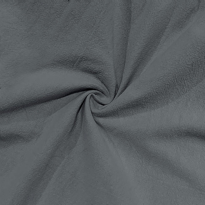 Pantaloni cargo da uomo in lino tinta unita con coulisse e tasche Buddha Stones - image 21