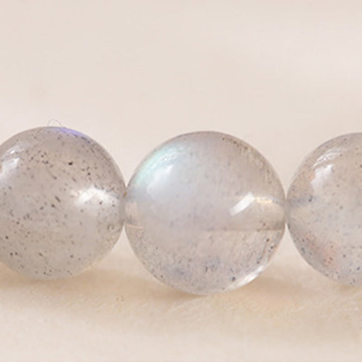 Braccialetto di charme Buddha Stones Natural Moonstone Lotus Love - image 8