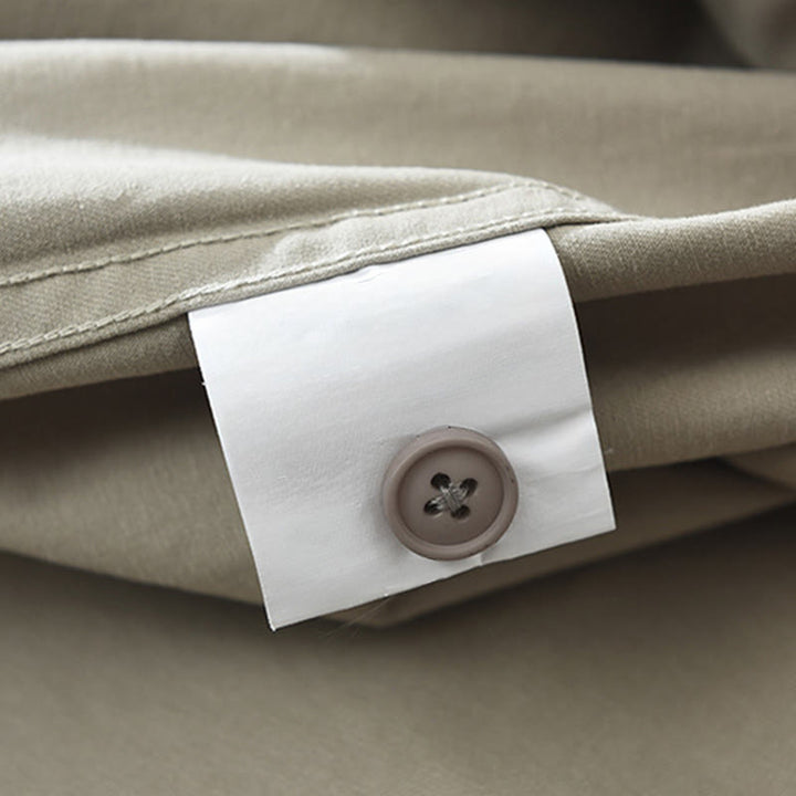 Camicia da uomo a maniche lunghe in puro cotone con tasche e bottoni semplici, motivo Buddha Stones Daily - image 9