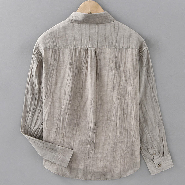 Camicie da uomo in lino ramia con Buddha Stones - image 13