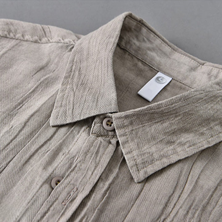 Camicie da uomo in lino ramia con Buddha Stones - image 14
