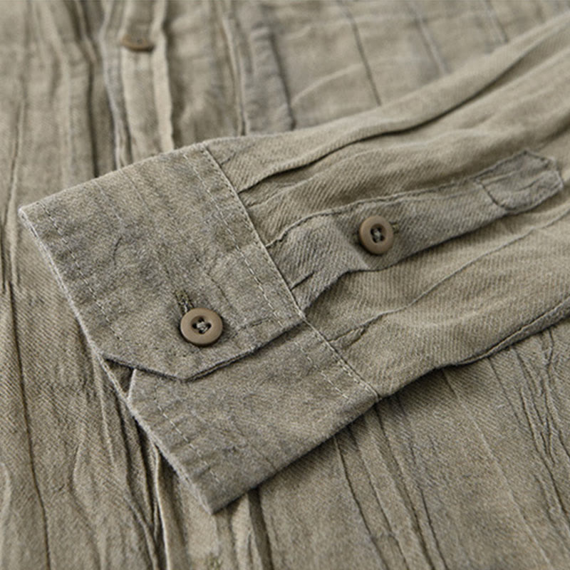 Camicie da uomo in lino ramia con Buddha Stones - image 10