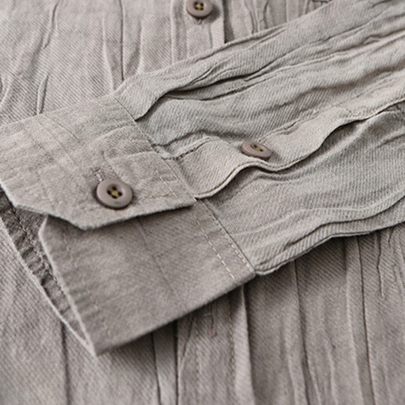 Camicie da uomo in lino ramia con Buddha Stones - image 17