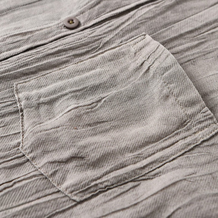 Camicie da uomo in lino ramia con Buddha Stones - image 16