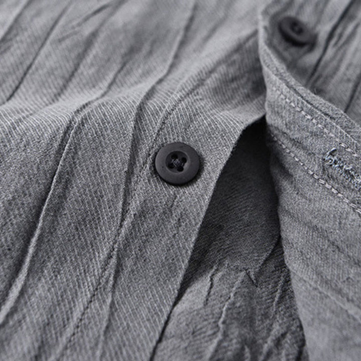 Camicie da uomo in lino ramia con Buddha Stones - image 6