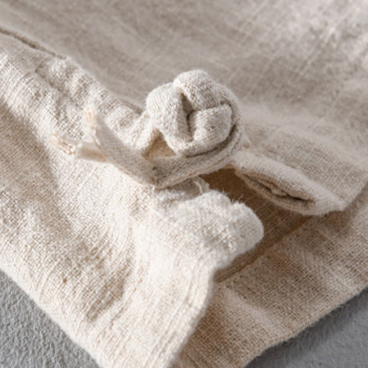 Camicie da uomo in cotone ramiè con maniche lunghe e bottoni, con tasche, motivo Buddha Stones - image 15