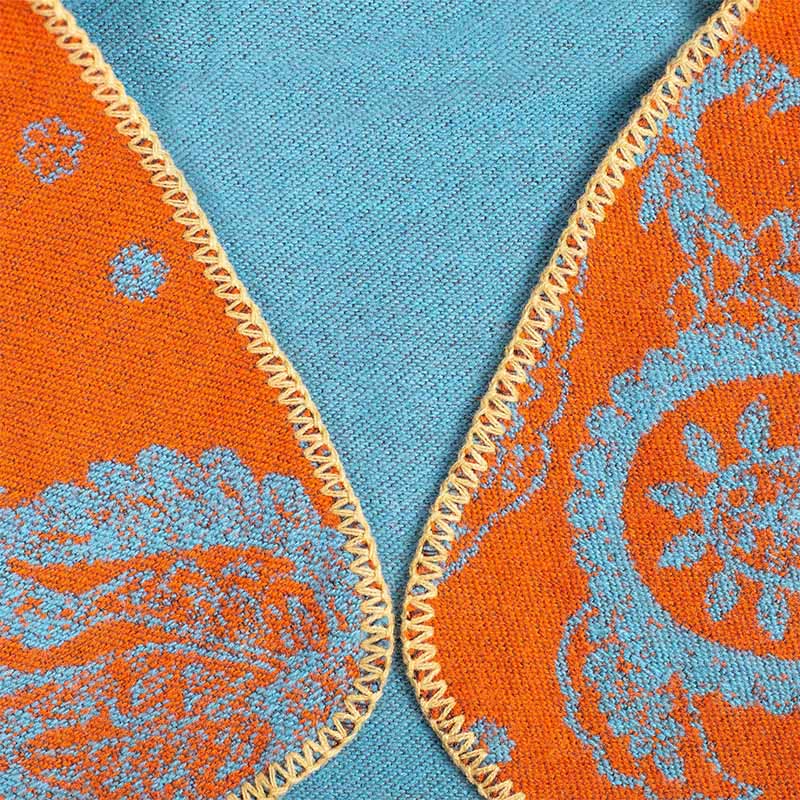 Scialle unisex con motivo paisley tibetano autunno inverno Buddha Stones - image 3