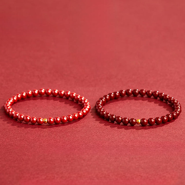 Bracciale di concentrazione in turchese cinabro Buddha Stones - image 6