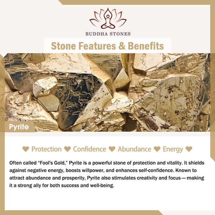 Braccialetto di corda con carta di protezione in pirite, tormalina nera, occhio di tigre Buddha Stones - image 9