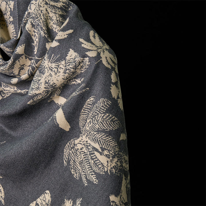 Sciarpa calda con nappa e motivo a scialle con motivo a animali, motivo a cocco invernale Buddha Stones - image 22