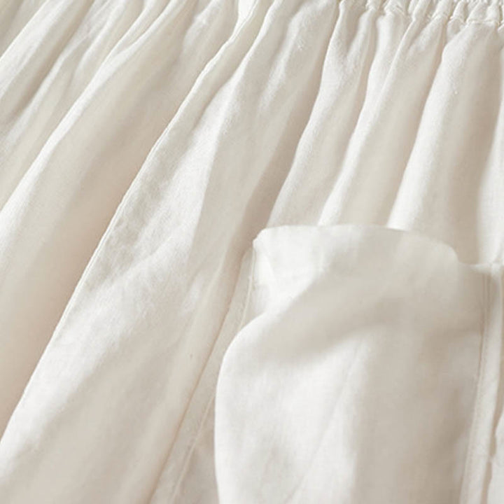 Pantaloni harem con ricamo di piccoli fiori estivi Buddha Stones e tasche - image 18